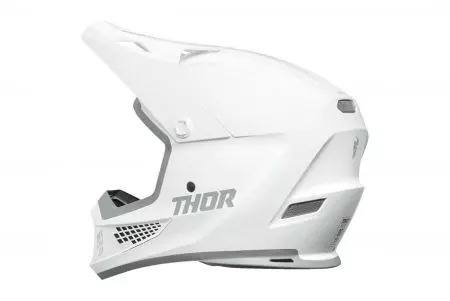 Thor Sector 2 Blackout Helmet capacete para motas de cross enduro branco L-2