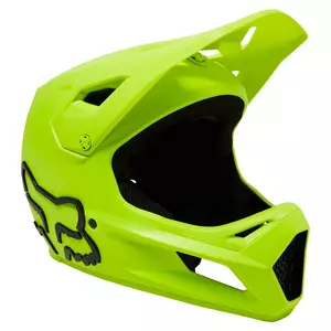 Kask rowerowy Fox Rampage Fluo Yellow M-1