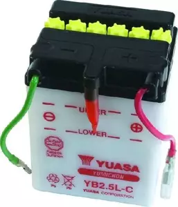 12V 2,5Ah batteripaket Yuasa Yumicron YB2.5L-C