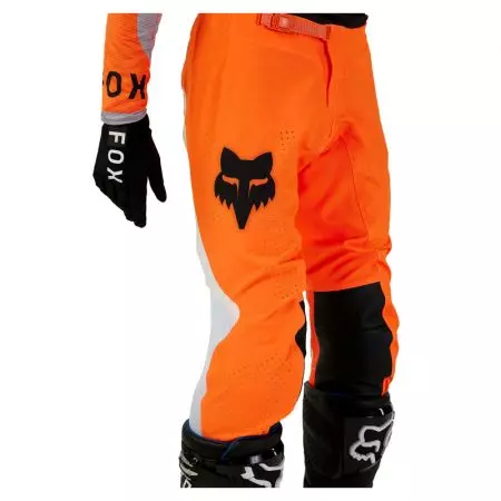 Spodnie motocyklowe Fox Flexair Magnetic Fluo Orange 30-1