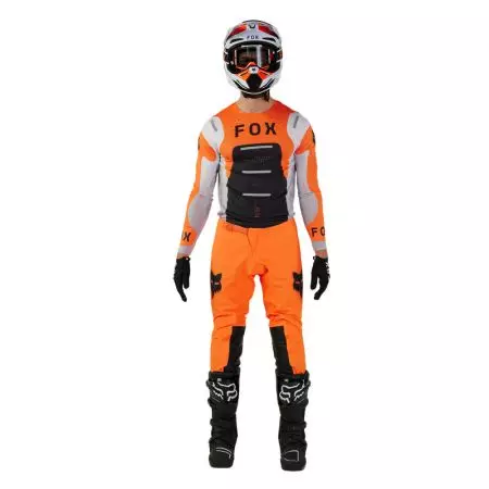 Spodnie motocyklowe Fox Flexair Magnetic Fluo Orange 30-2