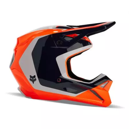 Kask motocyklowy Fox V1 Nitro Fluorescent Orange S-2