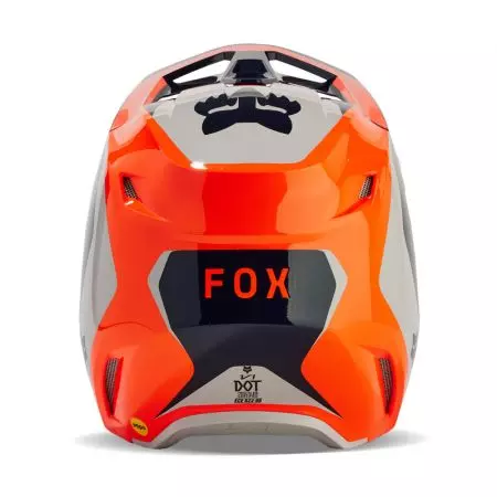 Kask motocyklowy Fox V1 Nitro Fluorescent Orange S-7