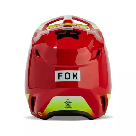 Kask motocyklowy Fox Junior V1 Ballast Fluo Red YM-4