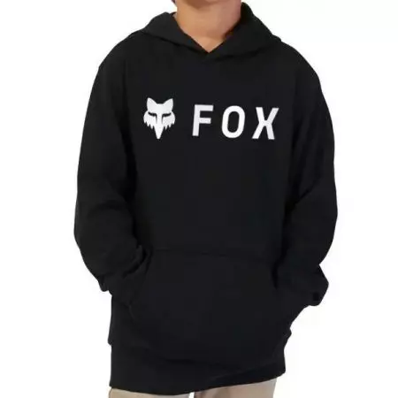 Fox Junior Absolute Black YL majica s kapuljačom-1
