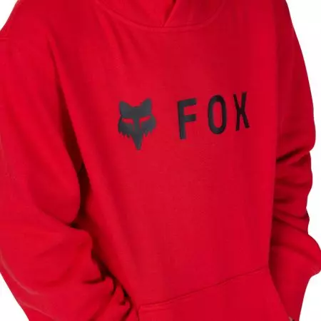 Bluza z kapturem Fox Junior Absolute Flame Red YL-1