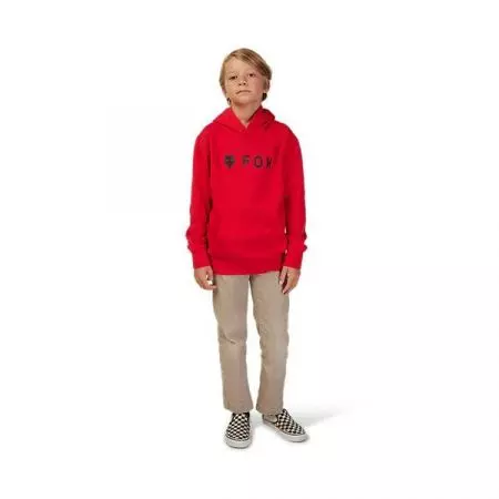 Fox Junior Legacy Flame Red YS majica s kapuljačom - 31801-122-YS