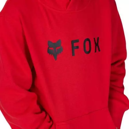 Bluza z kapturem Fox Junior Legacy Flame Red YS-5