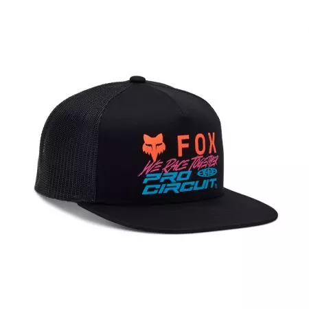 Czapka z daszkiem Fox X Pro Circuit SB Hat Black OS-1