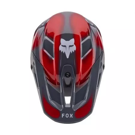 Kask motocyklowy Fox V3 Volatile Grey/Red S-4