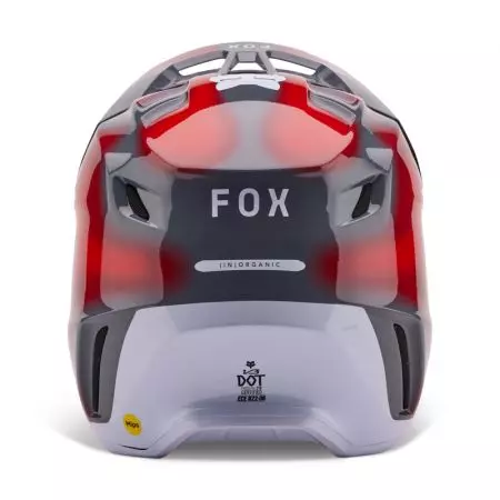 Kask motocyklowy Fox V3 Volatile Grey/Red S-5