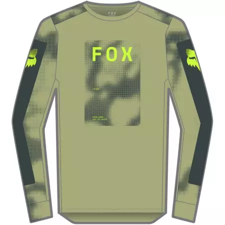 Koszulka rowerowa z długim rękawem Fox Ranger Taunt PL Green XL - 32691-275-XL