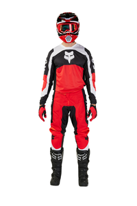 Motociklističke hlače Fox 180 Nitro Fluo Red 34-6