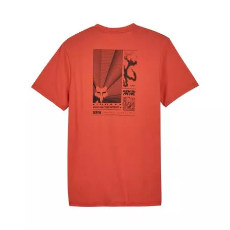 Koszulka T-Shirt Fox Interfere Tech SS Tee Atomic Orange M-2