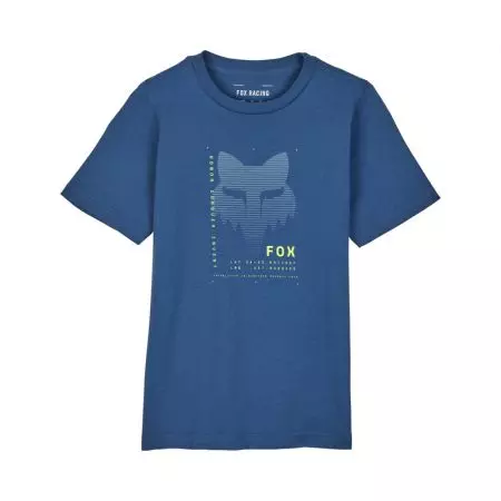 Koszulka T-Shirt Fox Junior Dispute Prem Indigo YXL - 32300-199-YXL