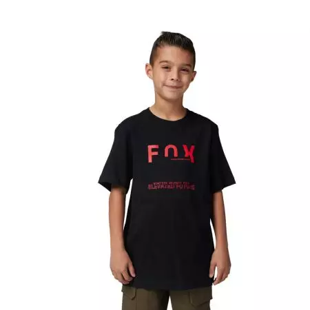 Koszulka T-Shirt Fox Junior Intrude Prem Black YL-3
