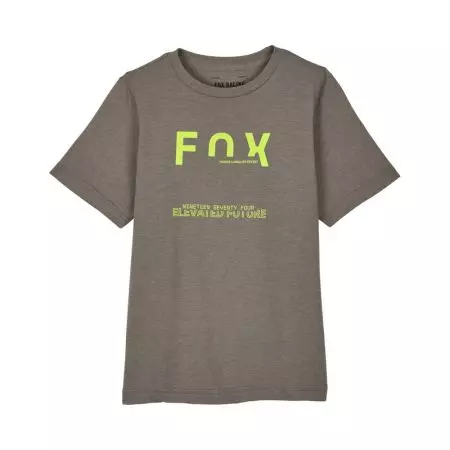 Koszulka T-Shirt Fox Junior Intrude Prem Heather Graphite YL - 32296-185-YL