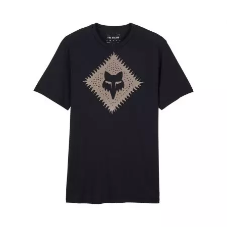 Koszulka T-Shirt Fox LEO Prem SS Tee Black XL - 32070-001-XL
