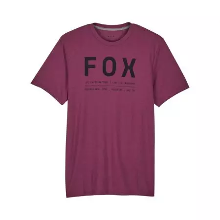 Koszulka T-Shirt Fox Non Stop SS Tech Tee Sangria S-1