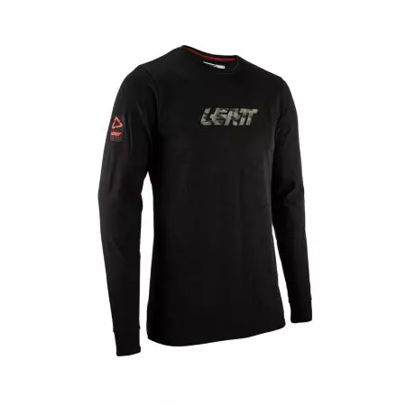 Koszulka z długim rękawem Leatt camo czarny L-1