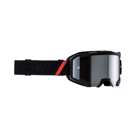 Leatt Velocity 4.5 Iriz Black Silver 50% óculos de motociclismo - vidro vermelho preto espelho prateado - 8024070460