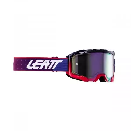 Gogle motocyklowe Leatt Velocity 4.5 Iriz Sundown Purple 78% - fioletowy czerwony szybka fioletowa lustro - 8024070480