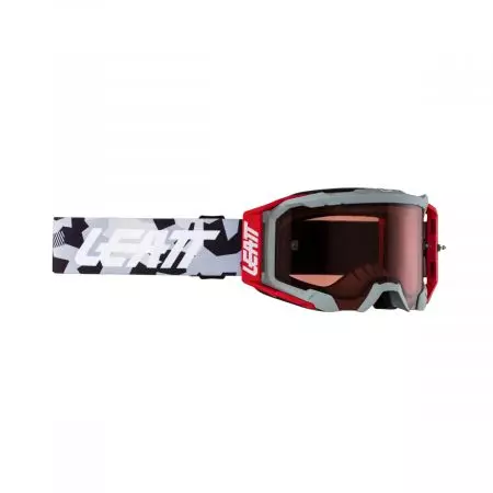 Leatt Velocity 5.5 Forge Rose UC óculos de motociclismo 32% - cinzento vermelho preto vidro vermelho - 8024070340