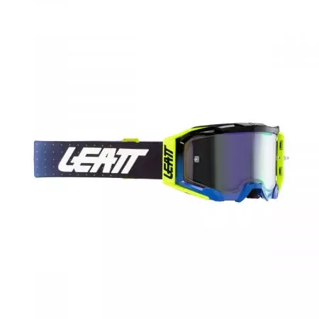 Leatt Velocity 6.5 Iriz UV Purple 78% óculos de motociclismo - preto verde roxo espelho vidro roxo - 8024070290