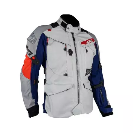 Leatt ADV Multitour 7.5 Royal casaco de motociclismo cross enduro branco cinzento marinho laranja L - 5024010142