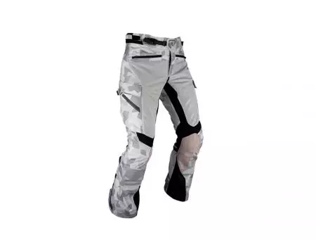 Leatt ADV Flowtour 7.5 Steel branco cinzento XXL calças de motociclismo cross enduro - 5024030464