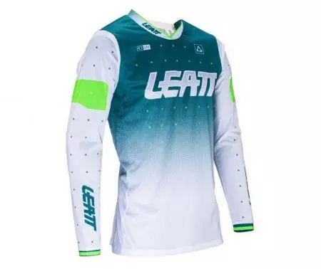 Bluza motocyklowa cross enduro Leatt 4.5 Lite Jersey Acid Fuel zielony biały zielony fluo XXL