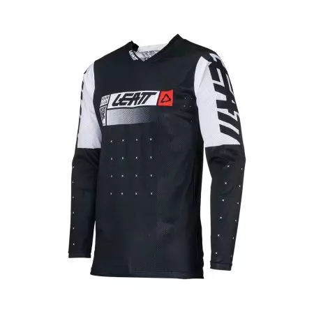 Bluza motocyklowa cross enduro Leatt 4.5 Lite Jersey Black czarny biały M-1