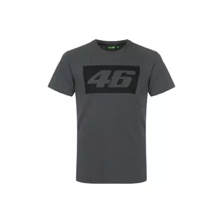 Koszulka T-Shirt męski VR46 Contrast Core 46 szary M-1