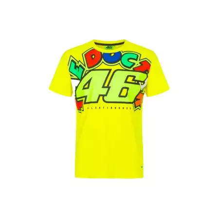Koszulka T-Shirt męski VR46 The Doctor 46 żółta fluo M-1