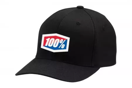 Czapka z daszkiem 100% Procent X-Fit HAT czarny L/XL - 20037-001-18