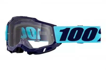 Motociklističke naočale 100% Percent model Accuri 2 Vaulter plava ljubičasta prozirna leća-1