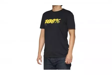 Koszulka 100% Procent Speed czarny żółty M - 35030-001-11