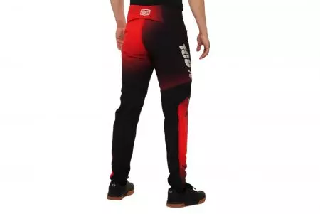 Spodnie rowerowe 100% Procent R-Core X LE czarny czerwony 32-2