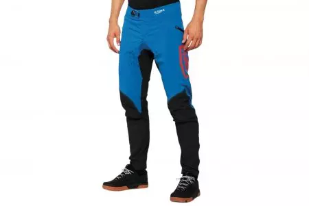 Spodnie rowerowe 100% Procent R-Core X Slate niebieski czarny 32 - 40001-00023