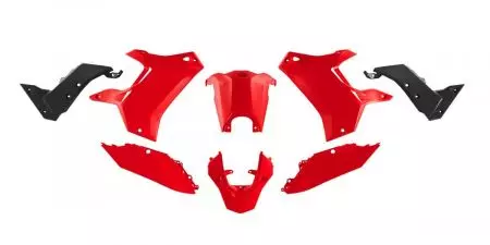 Komplet plastików Racetech bez przedniego błotnika Yamaha Tenere 700 T7 19-24 czerwono-czarny-1