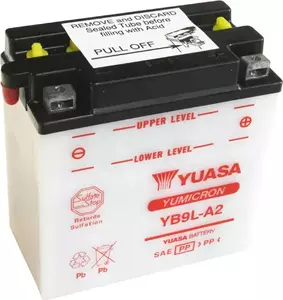 Batteri 12V 9Ah Yuasa Yumicron YB9L-A2