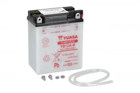 Batteri 12V 12Ah Yuasa Yumicron YB12A-B