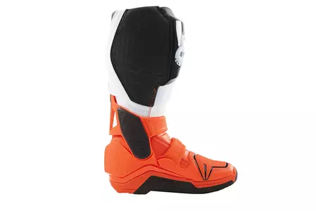 Motociklističke čizme Fox Instinct crno/bijele/narančaste 10-3