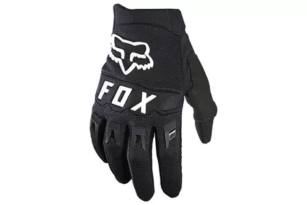 Rękawice motocyklowe Fox Junior Dirtpaw Black/White YXS-1