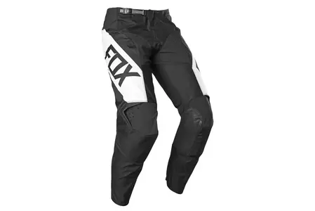 Pantaloni pentru motociclete Fox 180 Revn negru/alb 32 M-3