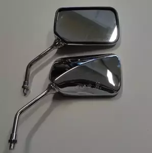 Specchietti universali GZ omologati M10/1,25 filettatura destra, colore argento - 580422