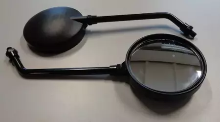 Универсални огледала за обратно виждане GZ хомологация M10/1,25 с дясна резба, черен цвят - 580210