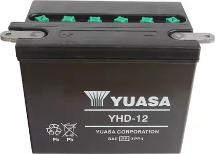 Bateria standard Yuasa YHD-12 de 12V e 28Ah