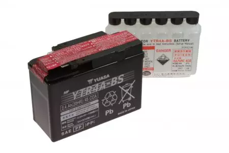Reservbatteri 12V 2,3 Ah Yuasa YTR4A-BS
