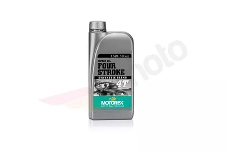 Olej silnikowy Motorex 4-Stroke 15W50 Półsyntetyczny 1 l - 306224